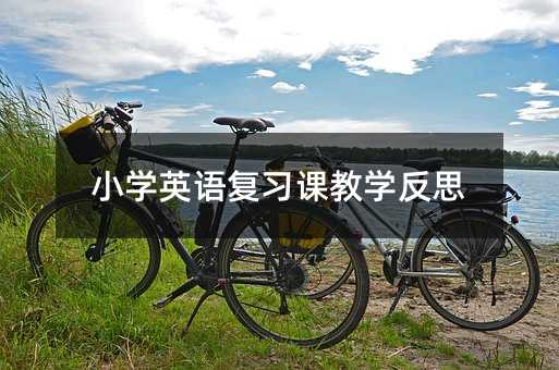 小学英语复习课教学反思